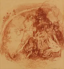 Untitled by Charles Conder, pencil, offered Jul 2025