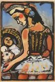 Untitled by Georges Rouault, etching, offered Jul 2025