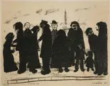 Untitled by L. S. Lowry, pencil, offered Jul 2025