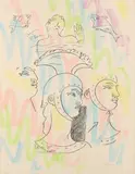 Untitled by Jean Cocteau, pencil, offered Jul 2025