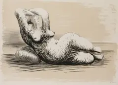 Untitled by Henry Moore, pencil, offered Jul 2025