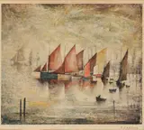 Untitled by L. S. Lowry, pencil, offered Jul 2025