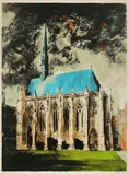 Untitled by John Piper, pencil, offered Jul 2025