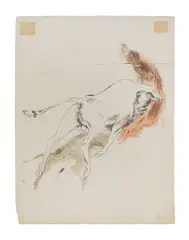 Untitled by Elisabeth Frink, pencil, offered Jul 2025