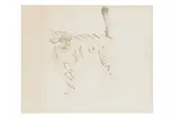 Untitled by Elisabeth Frink, pencil, offered Jul 2025