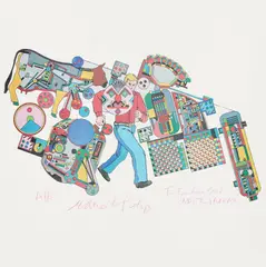 Untitled by Eduardo Paolozzi, pencil, offered Jul 2025