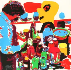 Untitled by Karel Appel, pencil, offered Jul 2025