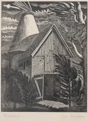 Windstorm by Eric Ravilious, Wood engraving, sold Dec 2024