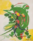 Praying Mantis by Graham Sutherland, Lithograph printed in colours, sold Dec 2024