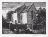 The Meadow Chapel by Graham Sutherland, Etching, sold Dec 2024