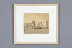 Stonehenge, wiltshire by Hubert Cornish, Pen, ink and wash, sold Dec 2024
