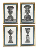 A set of four framed 18th century etchings by Giovanni Battista Piranesi, print (other), sold Dec 2024