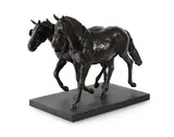 A royal equestrian bronze the windsor greys by Robert Rattray, BRONZE, sold Dec 2024