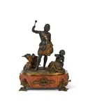 A rare bronze mounted kingwood musical desk stand, circa 1840 by Y Alphonse Giroux, BRONZE, offered Dec 2024