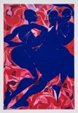 Violet Dance by Tunji Adeniyi-Jones, Screenprint in colours, sold Nov 2024