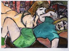 From The Drawn Blank Series by Bob Dylan, Giclée in colours, offered Nov 2024