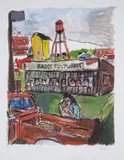s Restaurant Bob Dylan (b.1941) Dad by Bob Dylan, Giclée in colours, offered Nov 2024