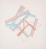 Pier and Ocean by Kenneth Martin, Screenprint in colours, sold Nov 2024