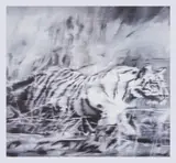 Tiger by Gerhard Richter, Offset lithograph, sold Nov 2024