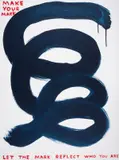 Make Your Mark by David Shrigley, Screenprint in colours with varnish overlay, sold Nov 2024