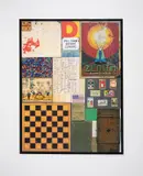 Untitled by Peter Blake, Screenprint in colours with gold leaf, diamond dust, embossing and glaze embellishments, offered Nov 2024