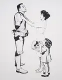 Late For Work by Thierry Guetta, Screenprint in colours, sold Nov 2024