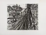 The Forge by Anthony Gross, Etching, sold Nov 2024