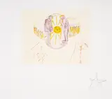 Reflection by Salvador Dalí, Etching with photolithograph printed in colours, offered Nov 2024