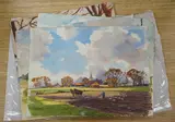 A set of four watercolours by Harold Cornelius Heward, watercolor, offered Mar 2025