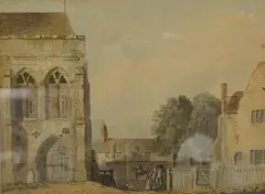 Eltham Palace from the south by Paul Sandby, 1963, watercolour, sold Mar 2025