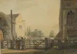 Eltham Palace from the north by Paul Sandby, 1963, watercolour, sold Mar 2025