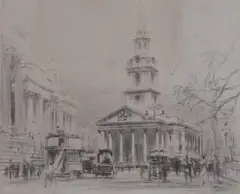 Comprising by William Walcot, pencil, sold Mar 2025