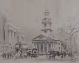 Comprising by William Walcot, pencil, sold Mar 2025