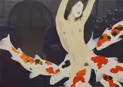 Colour lithograph by Ferry Bertholet, lithograph, sold Mar 2025
