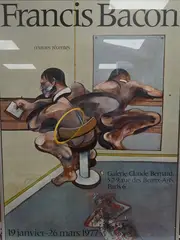 Exhibition poster Galerie Claude Bernard 1977 by Francis Bacon, print (other), sold Feb 2025