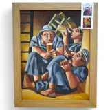 Untitled by John Lachlan Campbell, oil on canvas, sold Feb 2025