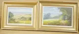 On Lullington Heath by Christopher Osborne, oil, sold Feb 2025