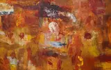 Expressionist by Ewa Gargulinska, oil on board, sold Jan 2025