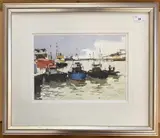 Inner Harbour by John Yardley, watercolour, sold Aug 2025
