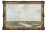 Horsey Mill by Colin Burns, oil on canvas, sold Jul 2025