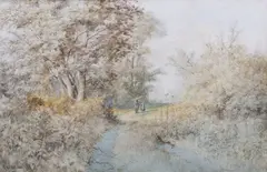 Untitled by Charles Harmony Harrison, 1881, watercolour, sold Jul 2025