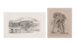 North Wales by John Sell Cotman, etching, sold Jul 2025