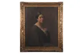 Portrait of a seated lady by John Bulloch Souter, oil on canvas, sold Jul 2025