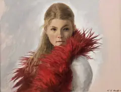 Untitled by Harry Holland, oil on board, sold Dec 2025