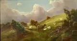 Untitled by Thomas Finchett, oil on canvas, sold Dec 2025