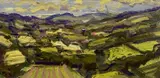 Spring Fields, Dyffryn Dulas by David Lloyd Griffith, 2011, oil on board, sold Dec 2025