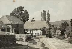 Burpham by Claude Muncaster, watercolour, offered Dec 2025