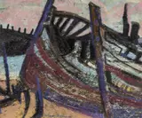 Carcass 2 by Gwilym Prichard, pastel on card, sold Dec 2025