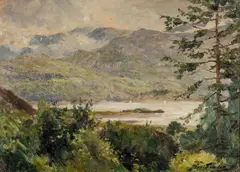 River Mawddach by Robert Fowler, oil on canvas, sold Dec 2025