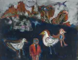 The Holy Six by Mike Jones, mixed media, offered Nov 2025